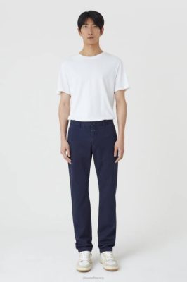 CLOSED France | CLOSED style pantalon clifton slim chino hommes T0V01942 nuit sombre