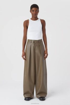 CLOSED France | CLOSED style pantalon en cuir helston femmes T0V0196 vieux