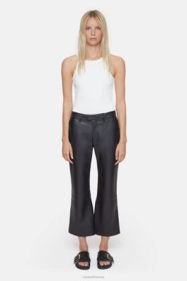 CLOSED France | CLOSED style pantalon en cuir wharton femmes T0V0157 noir