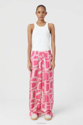 CLOSED France | CLOSED style pantalon en soie winona femmes T0V0190 rose ardent