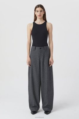 CLOSED France | CLOSED style pantalon linby femmes T0V0140 charbon de bois