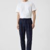CLOSED France | CLOSED style pantalon vigo effilé hommes T0V01955 nuit sombre