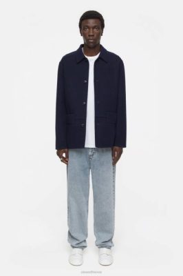 CLOSED France | CLOSED veste de mixage en laine hommes T0V0875 nuit sombre