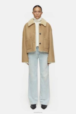 CLOSED France | CLOSED veste de shearling réversible femmes T0V0273 Shetland