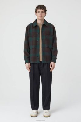 CLOSED France | CLOSED veste de surfacturation hommes T0V0880 vert fougère