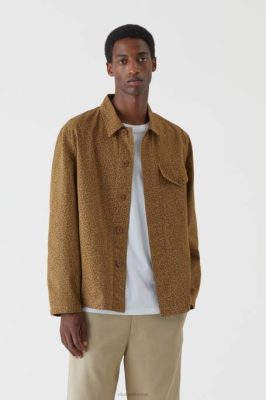 CLOSED France | CLOSED veste de terrain imprimée hommes T0V02026 noix de muscade