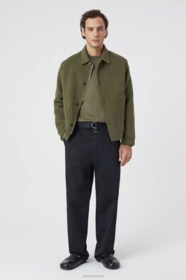 CLOSED France | CLOSED veste à double surface hommes T0V0872 vert de l'armée