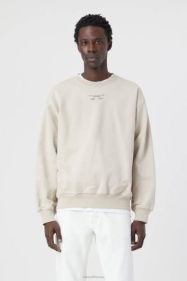 CLOSED France | CLOSED x Hamburger Kunsthalle Sweat-shirt de collaboration hommes T0V02175 grain beige