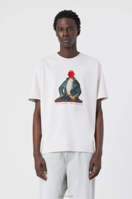 CLOSED France | CLOSED x Hamburger Kunsthalle T-shirt de collaboration hommes T0V02170 cendres lilas