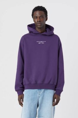 CLOSED France | CLOSED x Hamburger Kunsthalle sweat à capuche de collaboration hommes T0V02178 plumeria violet